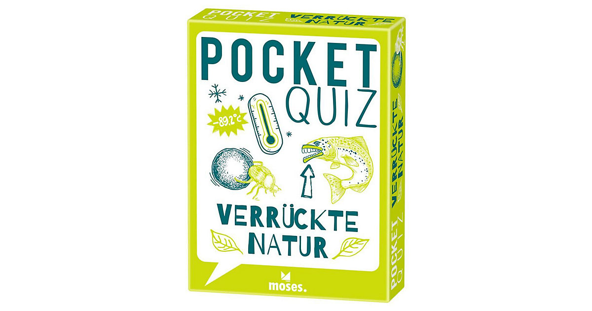 Pocket Quiz Verrückte Natur von moses. Verlag