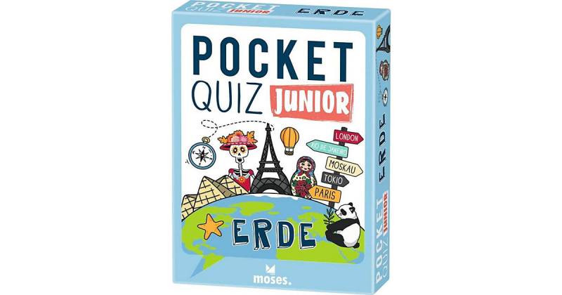 Pocket Quiz junior Erde von moses. Verlag