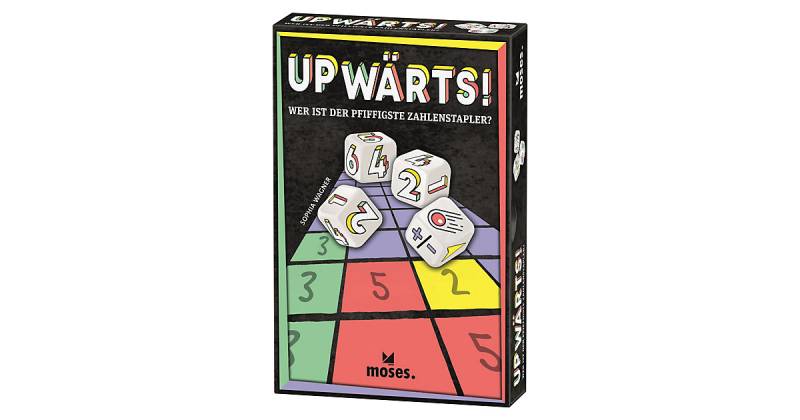 Upwärts - Wer ist der pfiffigste Zahlenstapler? - Würfelspiel von moses. Verlag