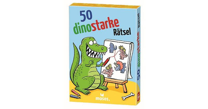 50 Dinosstarke Rätsel (Spiel) von moses. Verlag