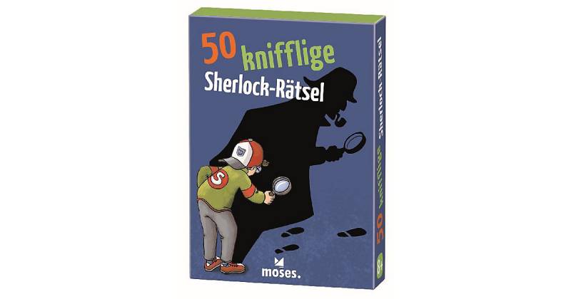 50 knifflige Sherlock-Rätsel (Spiel) von moses. Verlag