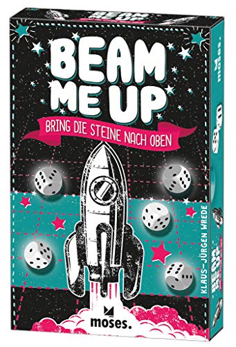 Beam me up! | Bring die Steine nach oben | Schwereloses Würfelglück | Ein Würfel- und Kartenspiel von Klaus-Jürgen Wrede von moses