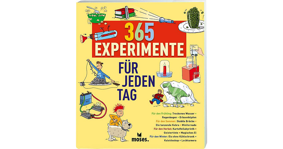 Buch - 365 Experimente jeden Tag, Sonderausgabe  Kinder von moses. Verlag