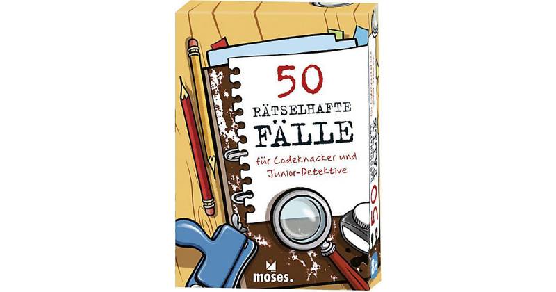 Buch - 50 rätselhafte Fälle Codeknacker und Junior-Detektive  Kinder von moses. Verlag