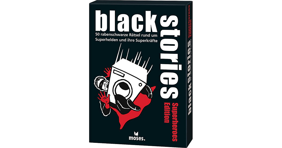 Black Stories, Superheroes Edition (Spiel) von moses. Verlag