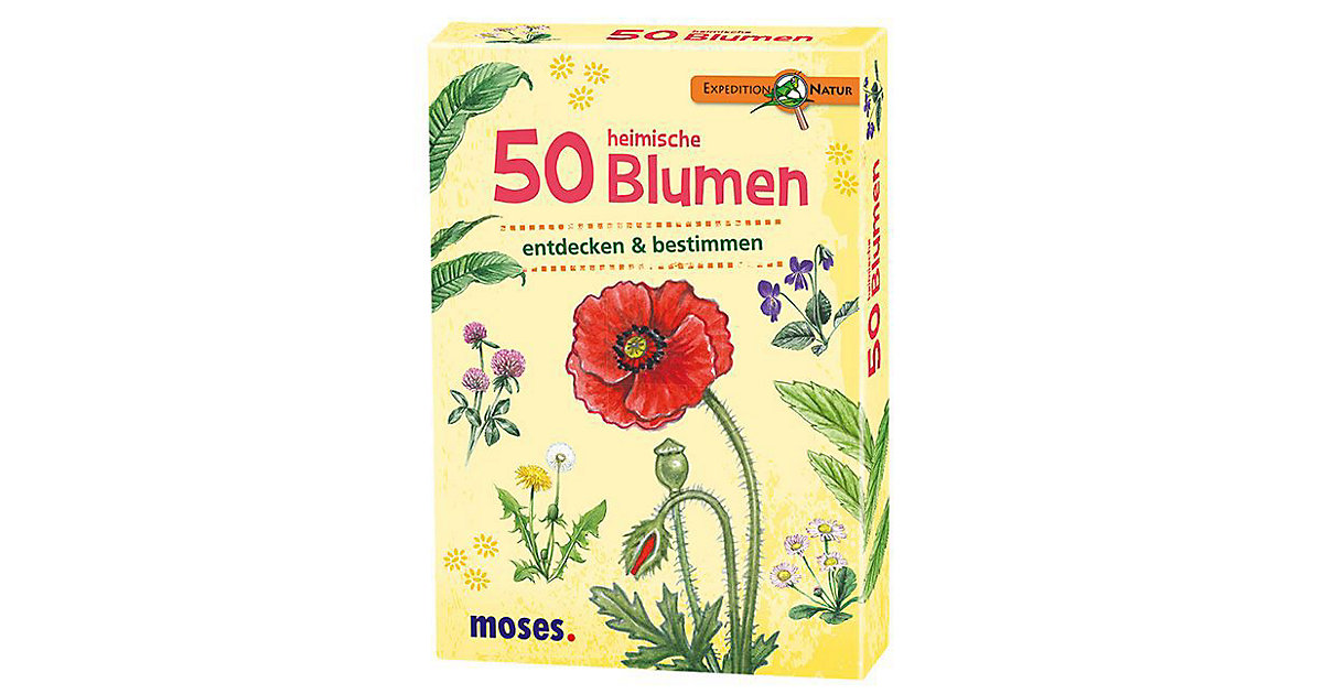 Buch - Expedition Natur: 50 heimische Blumen entdecken & bestimmen von moses. Verlag