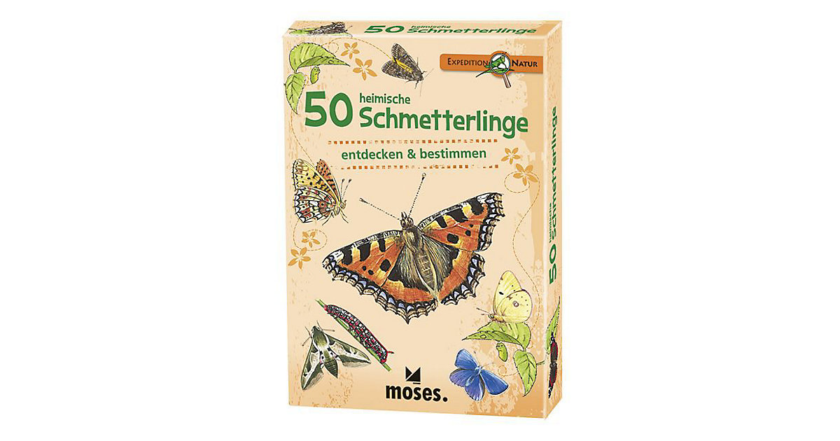 Buch - Expedition Natur: 50 heimische Schmetterlinge entdecken & bestimmen Buch - Expedition Natur: 50 heimische Schmetterlinge entdecken & bestimmen von moses. Verlag