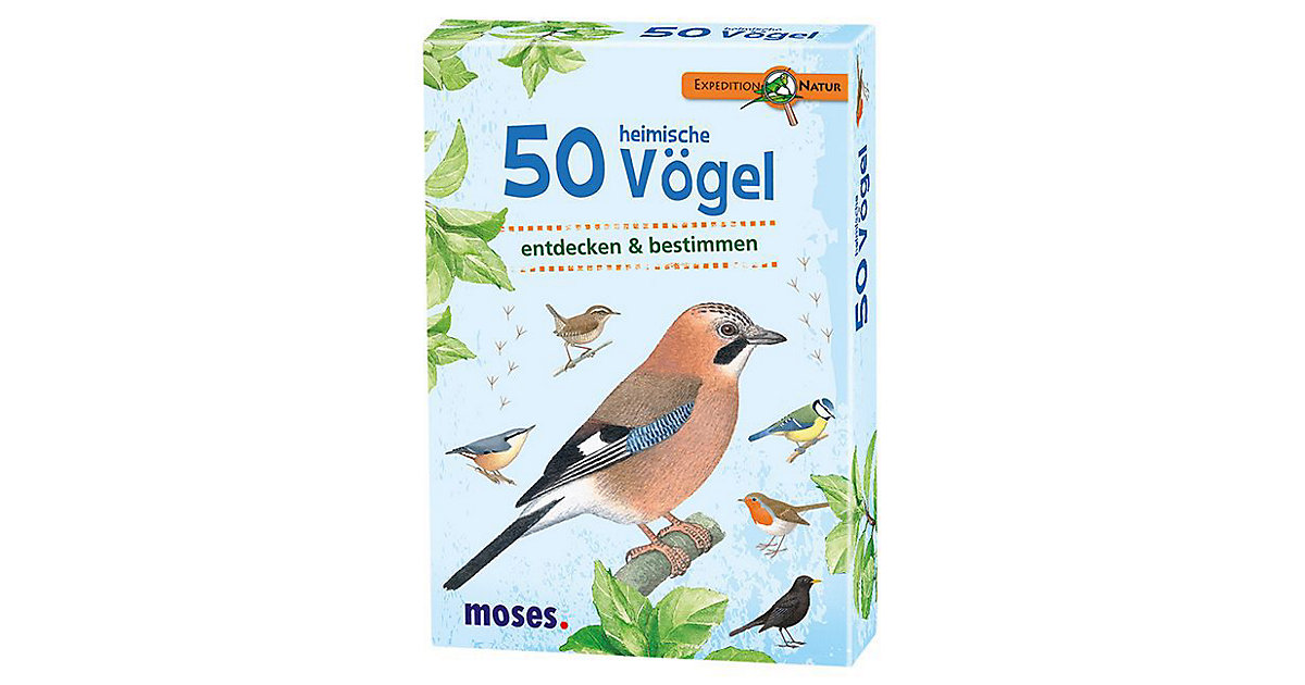 Buch - Expedition Natur: 50 heimische Vögel entdecken & bestimmen von moses. Verlag