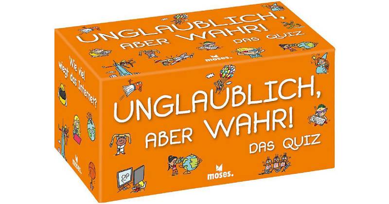 Unglaublich, aber wahr! Das Quiz (Spiel) von moses. Verlag