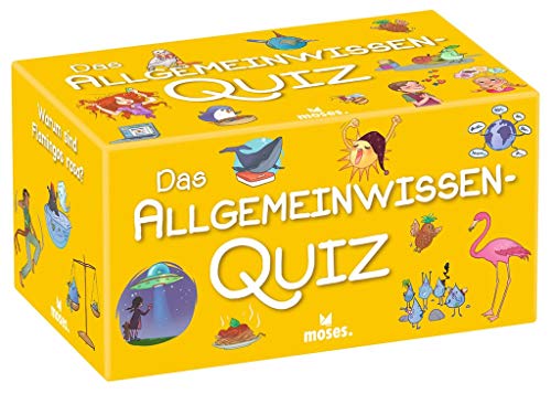 Das Allgemeinwissen Quiz | Kinderquiz mit 100 Fragen | Kinderspiel für Kinder ab 8 Jahren von moses