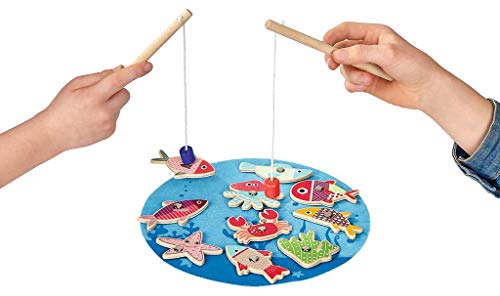 moses. Lustiges Angelspiel | Für Kinder ab 24 Monaten | Spieleklassiker aus Holz | Koordinations- und Geschicklichkeitsspiel | Für Zwei Personen, Blau moses. Lustiges Angelspiel | Für Kinder ab 24 Monaten | Spieleklassiker aus Holz | Koordinations- und Geschicklichkeitsspiel | Für Zwei Personen, Blau von moses