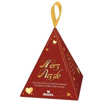 MOSES. VERLAG 092119 Prof Puzzle Weihnachtspuzzle aus Holz, sortiert von moses
