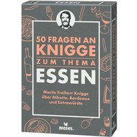 MOSES. VERLAG 100590 50 Fragen an Knigge zum Thema Essen von moses