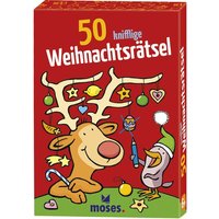 MOSES. VERLAG 21051 50 knifflige Weihnachtsrätsel von moses