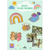 MOSES. VERLAG 25564 Buntes Fensterbilder-Bastelset von moses