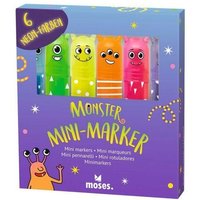 MOSES. VERLAG 26301 Monster Mini-Marker 6er Set MOSES. VERLAG 26301 Monster Mini-Marker 6er Set von moses