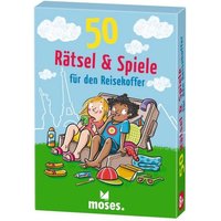 MOSES. VERLAG 30261 50 Rätsel & Spiele für den Reisekoffer von moses
