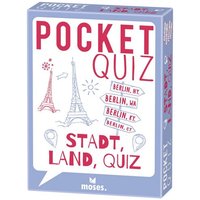 MOSES. VERLAG 50620 Pocket Quiz Stadt, Land, Quiz von moses