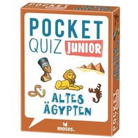 MOSES. VERLAG 53225 Pocket Quiz junior Altes Ägypten von moses