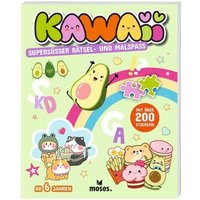 MOSES. VERLAG 53263 KAWAII Supersüßer Rätsel- und Malspaß MOSES. VERLAG 53263 KAWAII Supersüßer Rätsel- und Malspaß von moses