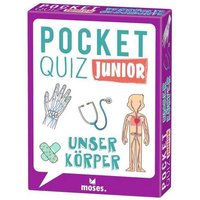 MOSES. VERLAG 53638 Pocket Quiz junior Unser Körper von moses