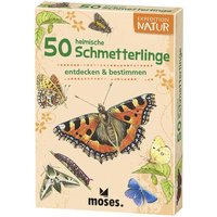 MOSES. VERLAG 9722 Expedition Natur 50 heimische Schmetterlinge von moses