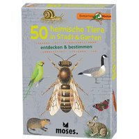 MOSES. VERLAG 9778 Expedition Natur 50 heimische Tiere in Stadt & Garten von moses