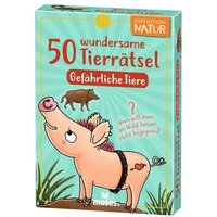 MOSES. VERLAG 9830 Expedition Natur 50 wundersame Tierrätsel - Gefährliche Tiere von moses