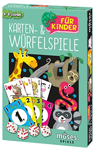 Moses 90293 Karten- und Würfelspiele für Kinder | Spielesammlung mit 18 Spielen | Für 44294 Jahre von moses