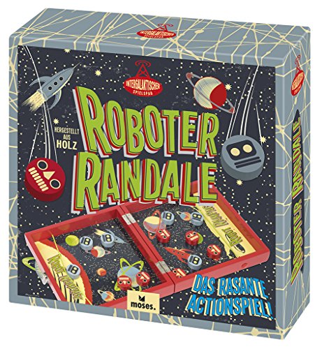 Moses 92101 . Roboter Randale Professor Puzzle , Das rasante Actionspiel aus Holz , Für 2 Spieler ab 6 Jahren Moses 92101 . Roboter Randale Professor Puzzle , Das rasante Actionspiel aus Holz , Für 2 Spieler ab 6 Jahren von moses