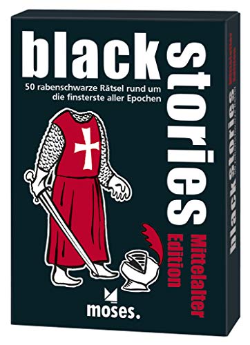 Moses. Black Stories Mittelalter Edition | 50 rabenschwarze Rätsel | Das Krimi Kartenspiel von moses