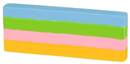 moses 25538 Wachsmaler, Gelb, Rosa, Grün, Blau, 7,8 cm x 3 cm von moses
