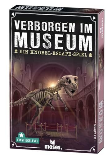 moses 90149 Verborgen im Museum-EIN Knobel-Escape Game für Familien und Einsteiger, 1-4 Spieler ab 12 Jahren von moses