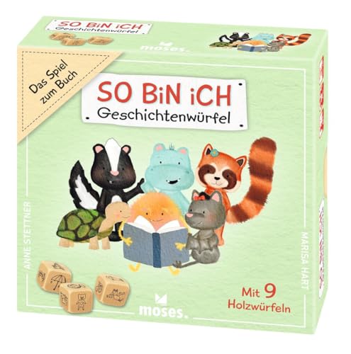 moses. So bin ich Geschichtenwürfel, kreatives Würfelspiel zum Kinderbuch von Marisa Hart, Kinderspiel mit extra großen Würfeln, Erzählspiel für Kinder ab 6 Jahren, Yellow moses. So bin ich Geschichtenwürfel, kreatives Würfelspiel zum Kinderbuch von Marisa Hart, Kinderspiel mit extra großen Würfeln, Erzählspiel für Kinder ab 6 Jahren, Yellow von moses