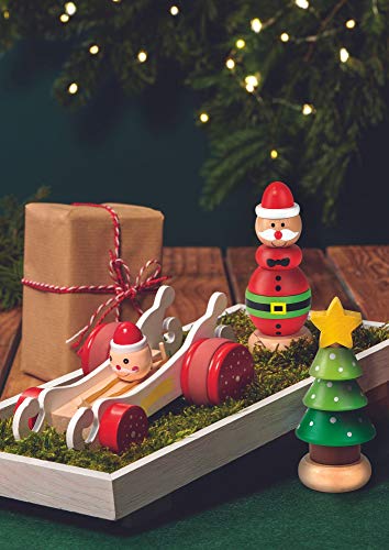 moses. 16965 Rasender Schlitten mit Gummimotor | Spielzeugklassiker aus Holz | Weihnachten, rot moses. 16965 Rasender Schlitten mit Gummimotor | Spielzeugklassiker aus Holz | Weihnachten, rot von moses