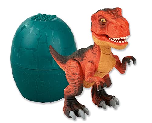 moses. 3D Dino-Puzzle im Ei, T-Rex Figur zum Zusammenstecken, Dinosaurier aus dem Ei zum Bauen, Tyrannosaurus Rex Spielfigur, Dinosaurier Fans von moses