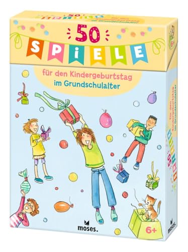moses. 50 Spiele für den Kindergeburtstag im Grundschulalter, Kartenset mit Klassikern und neuen Spielen für die Kindergeburtstagsparty ab 6 Jahren, Mit Anleitungen, Materiallisten und Altersangaben moses. 50 Spiele für den Kindergeburtstag im Grundschulalter, Kartenset mit Klassikern und neuen Spielen für die Kindergeburtstagsparty ab 6 Jahren, Mit Anleitungen, Materiallisten und Altersangaben von moses