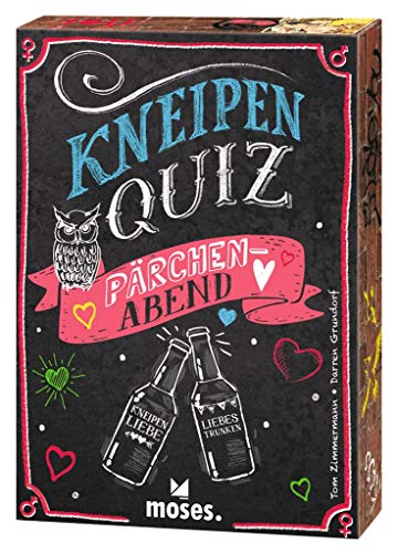 moses. Kneipenquiz – Pärchenabend, Pub-Quiz für einen Abend unter Paaren, 3. Ergänzungsset mit 250 neuen Fragen, Gesellschaftsspiel für Erwachsene ab 16 Jahren von moses