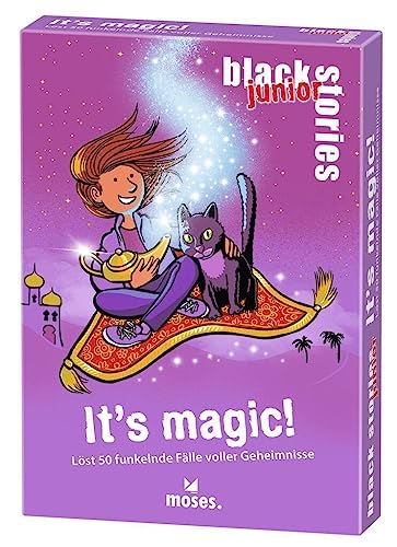 moses. Black Stories junior It’s Magic - 50 Funkelnde Rätsel mit Fällen voller Geheimnisse und Magie, Rätsel Kartenspiel mit Spielvariante und Punktechips, Rätselspiel für Kinder ab 8 Jahren moses. Black Stories junior It’s Magic - 50 Funkelnde Rätsel mit Fällen voller Geheimnisse und Magie, Rätsel Kartenspiel mit Spielvariante und Punktechips, Rätselspiel für Kinder ab 8 Jahren von moses