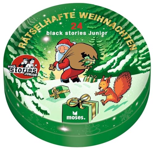 moses. Black Stories Junior - Rätselhafte Weihnachten, 24 knifflige Rätsel zur Weihnachtszeit, Adventskalender für Kinder ab 8 Jahren moses. Black Stories Junior - Rätselhafte Weihnachten, 24 knifflige Rätsel zur Weihnachtszeit, Adventskalender für Kinder ab 8 Jahren von moses