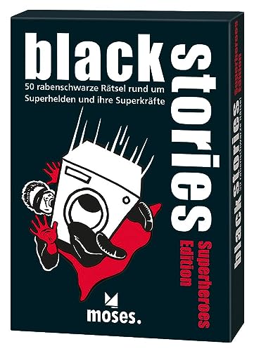 Moses. Black Stories Superheroes Edition, 50 rabenschwarze Rätsel, Das Krimi Kartenspiel Moses. Black Stories Superheroes Edition, 50 rabenschwarze Rätsel, Das Krimi Kartenspiel von moses