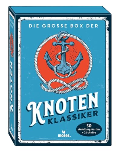 moses. Die große Box der Knoten-Klassiker – Outdoor-Mitmachspiel für Alltag, Sport & Abenteuer, Kartenset mit Anleitung & Schnüren, Knotenspiel für Jugendliche & Erwachsene ab 12 Jahren moses. Die große Box der Knoten-Klassiker – Outdoor-Mitmachspiel für Alltag, Sport & Abenteuer, Kartenset mit Anleitung & Schnüren, Knotenspiel für Jugendliche & Erwachsene ab 12 Jahren von moses