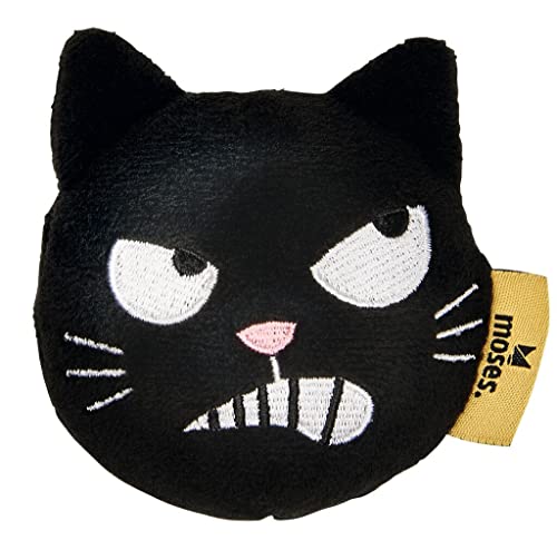 moses. Ed, The Cat Anti-Stressball, Grumpy Cat Knautschball für Stressabbau, Plüschkugel zum Entspannen und Abreagieren, In schwarzer frecher Katzenoptik moses. Ed, The Cat Anti-Stressball, Grumpy Cat Knautschball für Stressabbau, Plüschkugel zum Entspannen und Abreagieren, In schwarzer frecher Katzenoptik von moses