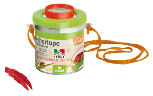 moses. Expedition Natur Becherlupe mit Band, Mit 2- und 4-Fach Vergrößerung, Lupendose zur Beobachtung von Insekten oder Blättern, Vergrößerungsbecher für Kinder moses. Expedition Natur Becherlupe mit Band, Mit 2- und 4-Fach Vergrößerung, Lupendose zur Beobachtung von Insekten oder Blättern, Vergrößerungsbecher für Kinder von moses