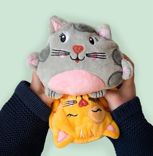 moses. Flauschiger Wende-Freund, niedliches Stimmungs-Kuscheltier für Kinder, wendbares Stofftier mit EIN waches oder schlafendes Gesicht | 2in1 Kuschelfreund | Katze/Maus moses. Flauschiger Wende-Freund, niedliches Stimmungs-Kuscheltier für Kinder, wendbares Stofftier mit EIN waches oder schlafendes Gesicht | 2in1 Kuschelfreund | Katze/Maus von moses