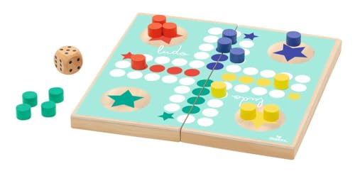 moses. Ludo, Kinderspiel für zuhause und unterwegs, Outdoor Brettspiel mit Magnetverschluss zum Mitnehmen, Zeitloser Spieleklassiker für Kinder ab 4 Jahren von moses