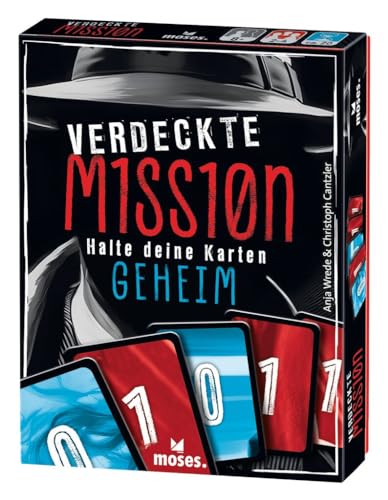 moses. Verdeckte Mission, spannendes Kartenspiel für lustige Spieleabende, Taktikspiel mit Agenten-Feeling für die ganze Familie, Gesellschaftsspiel ab 8 Jahren für 2-4 Spieler moses. Verdeckte Mission, spannendes Kartenspiel für lustige Spieleabende, Taktikspiel mit Agenten-Feeling für die ganze Familie, Gesellschaftsspiel ab 8 Jahren für 2-4 Spieler von moses