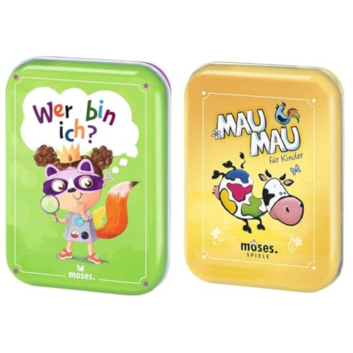 moses. Wer Bin ich? Zeitloses Kinderspiel für die ganze Familie 90321 Mau-Mau Kartenspiel | Spiele-Klassiker | Für Kinder ab 5 Jahren moses. Wer Bin ich? Zeitloses Kinderspiel für die ganze Familie 90321 Mau-Mau Kartenspiel | Spiele-Klassiker | Für Kinder ab 5 Jahren von moses