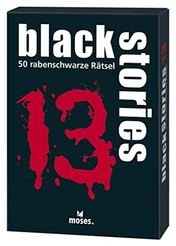 moses. black stories 13 | 50 rabenschwarze Rätsel | Das Krimi Kartenspiel moses. black stories 13 | 50 rabenschwarze Rätsel | Das Krimi Kartenspiel von moses