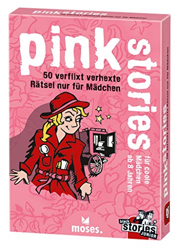 moses. black stories Junior pink stories | 50 verflixt verhexte Rätsel | Das Rätsel Kartenspiel nur für Mädchen moses. black stories Junior pink stories | 50 verflixt verhexte Rätsel | Das Rätsel Kartenspiel nur für Mädchen von moses
